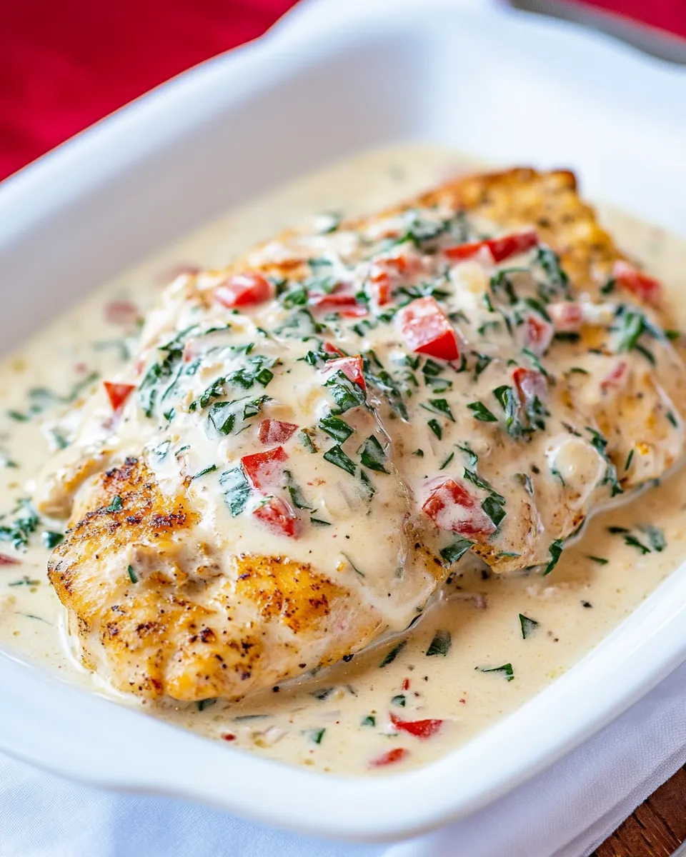 Classic Easy Chicken in Cream Sauce for Two recipe photo
