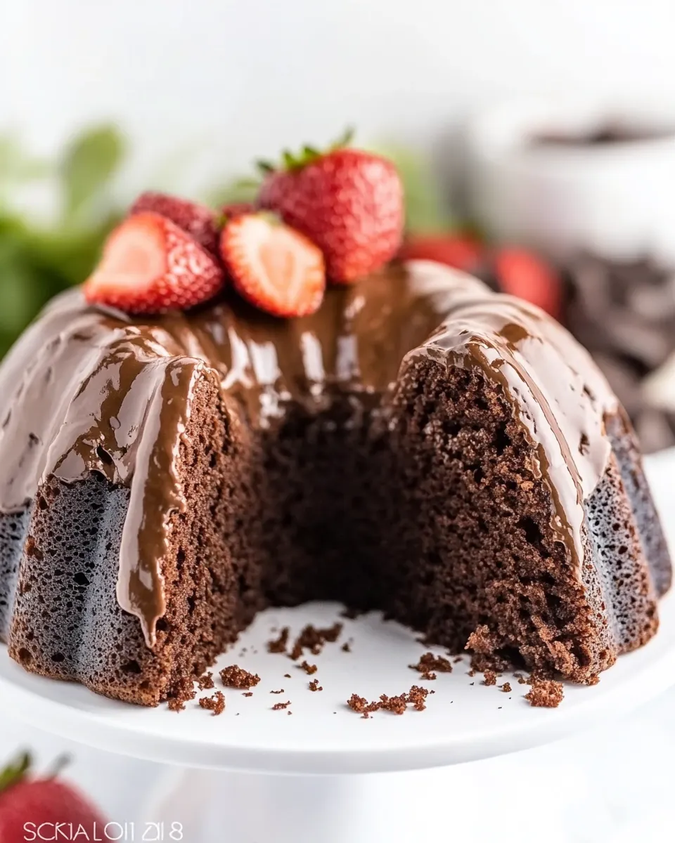 Homemade Easy Chocolate Bundt Cake Recipe (From Scratch) photo
