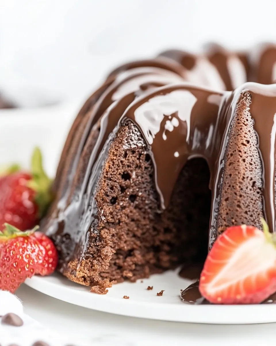 Classic Easy Chocolate Bundt Cake Recipe (From Scratch) image