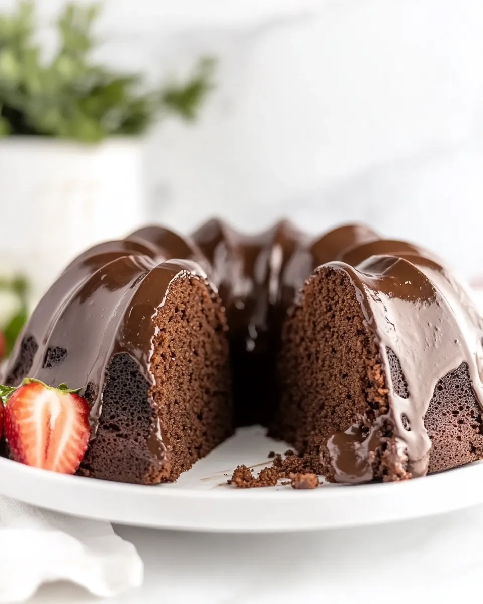 Tasty Easy Chocolate Bundt Cake Recipe (From Scratch) recipe photo