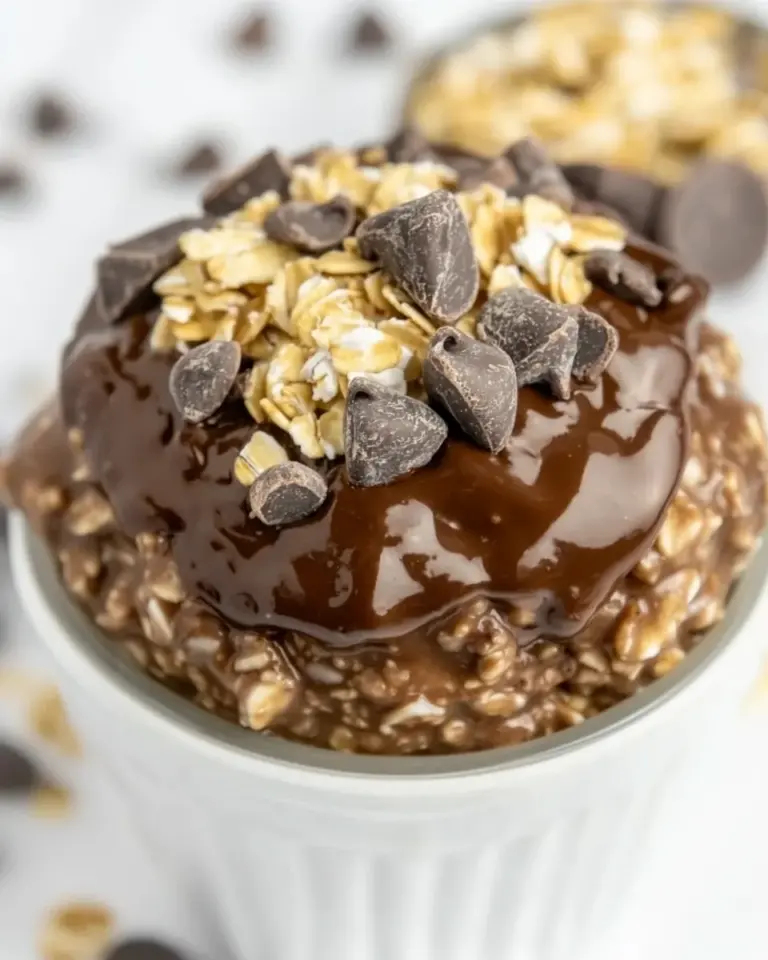 Homemade Easy Chocolate Overnight Oats recipe photo