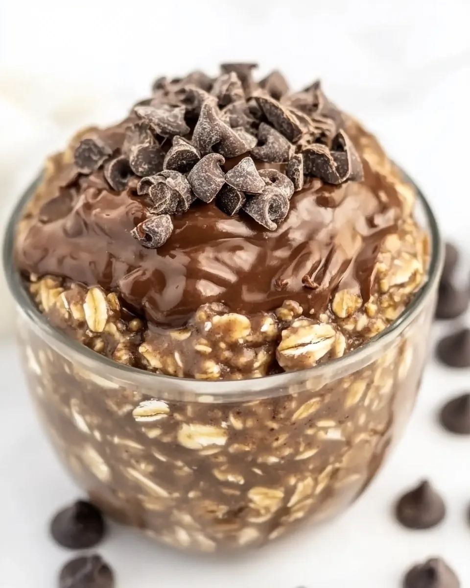 Delicious Easy Chocolate Overnight Oats dish photo