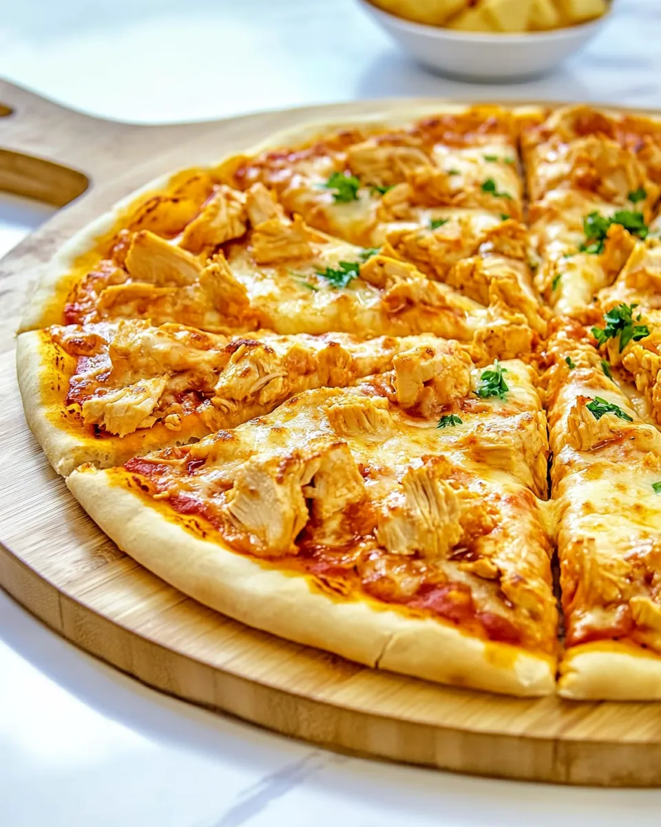Easy Easy Copycat Dominos Buffalo Chicken Pizza Recipe shot