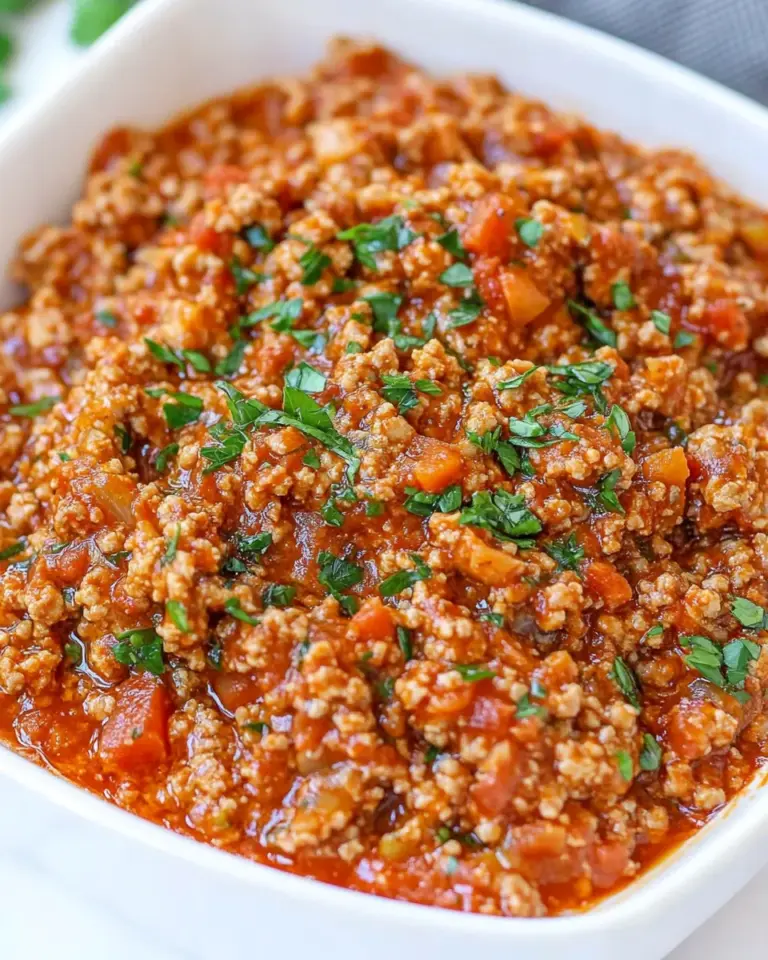 Homemade Easy Ground Turkey Bolognese photo