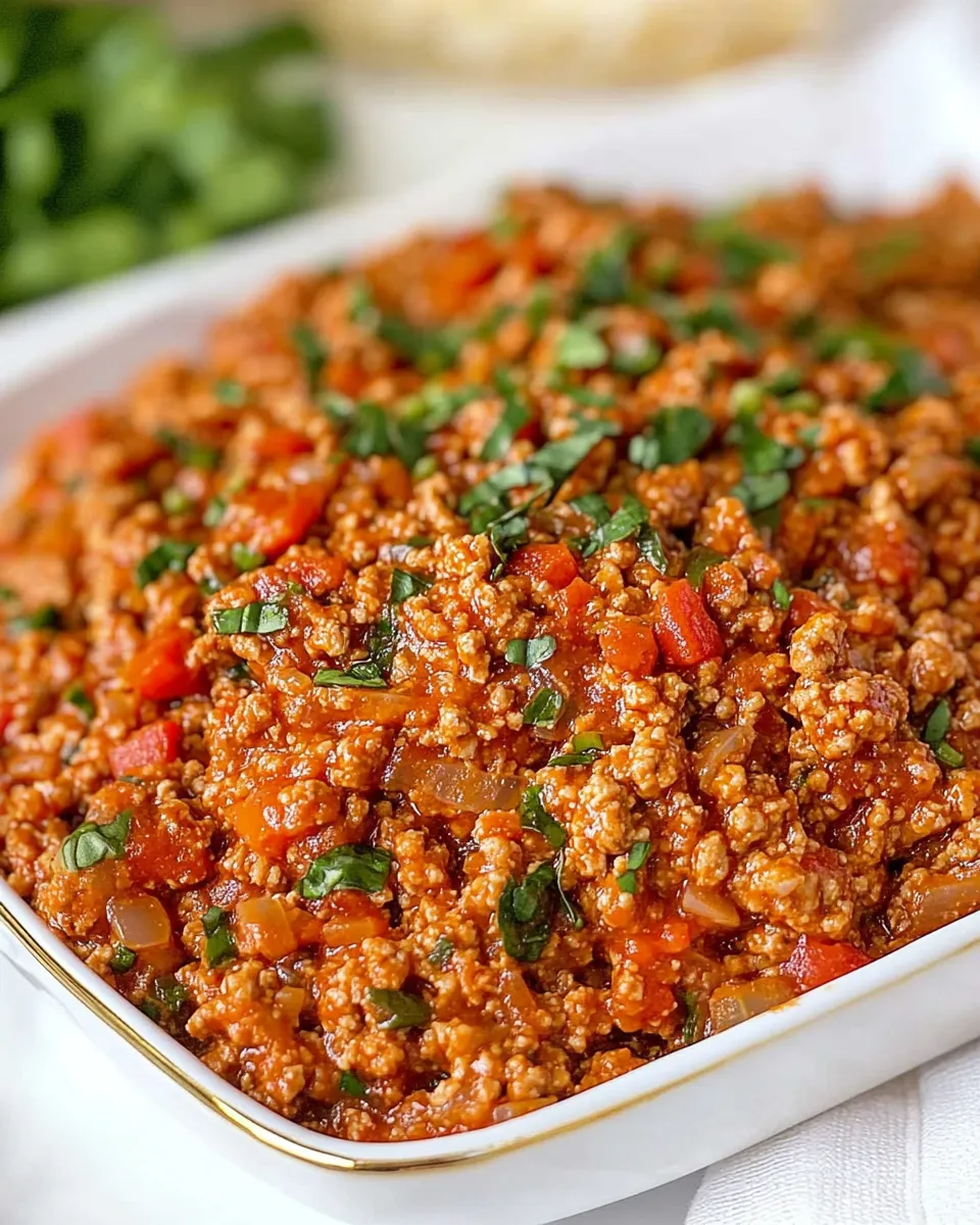 Classic Easy Ground Turkey Bolognese image