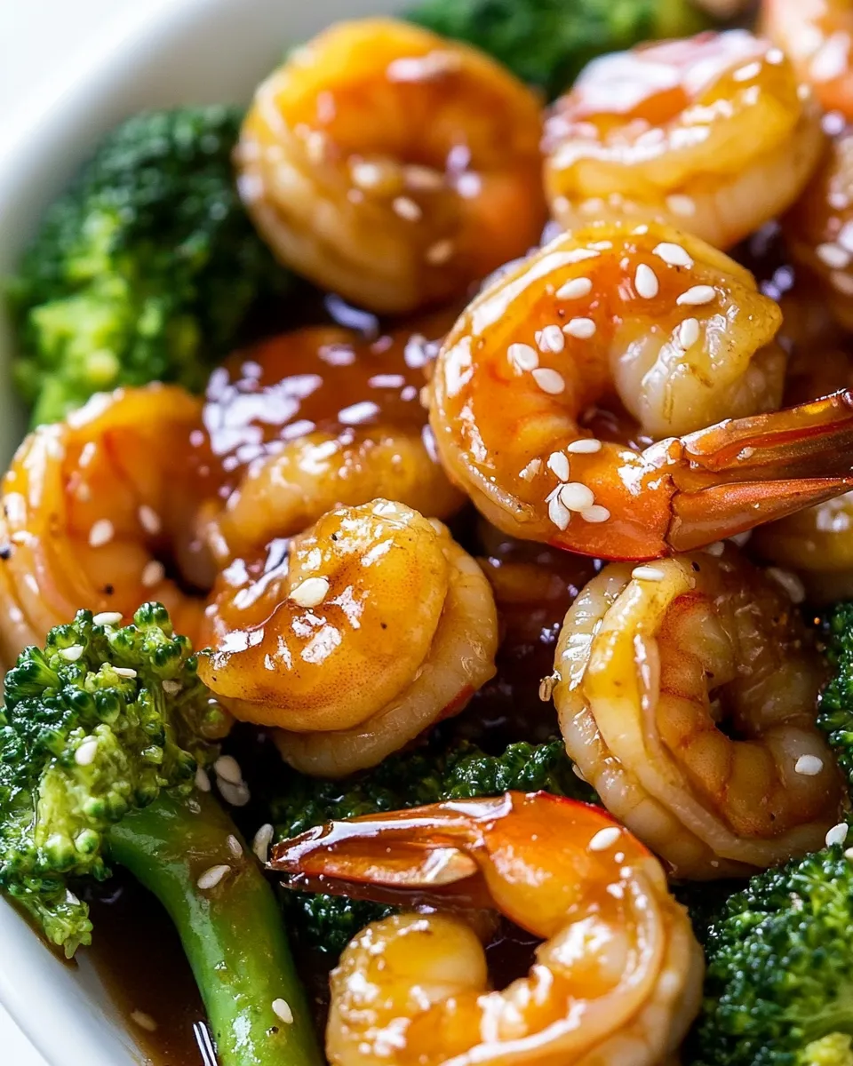 Delicious Easy Honey Garlic Shrimp and Broccoli image