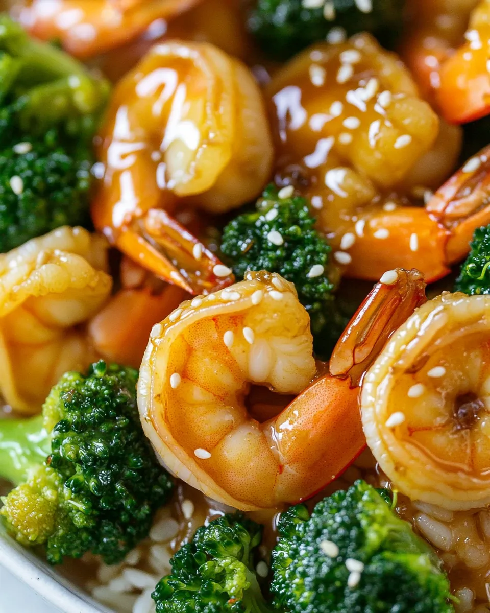 Tasty Easy Honey Garlic Shrimp and Broccoli dish photo