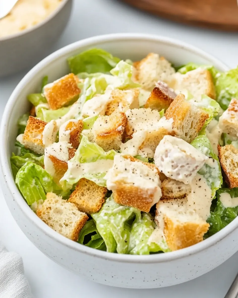 Homemade Easy Keto Caesar Salad photo