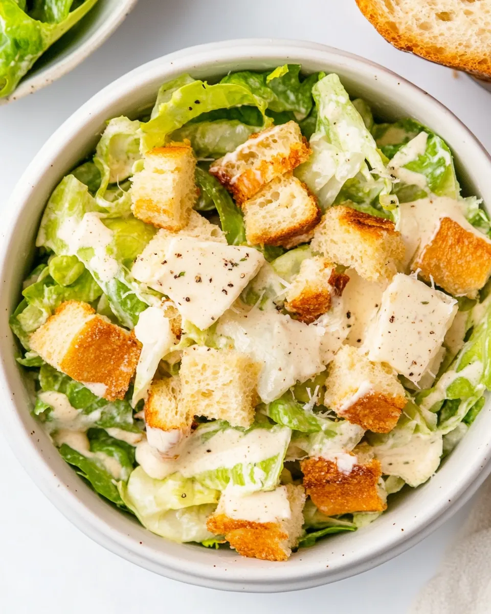 Classic Easy Keto Caesar Salad image