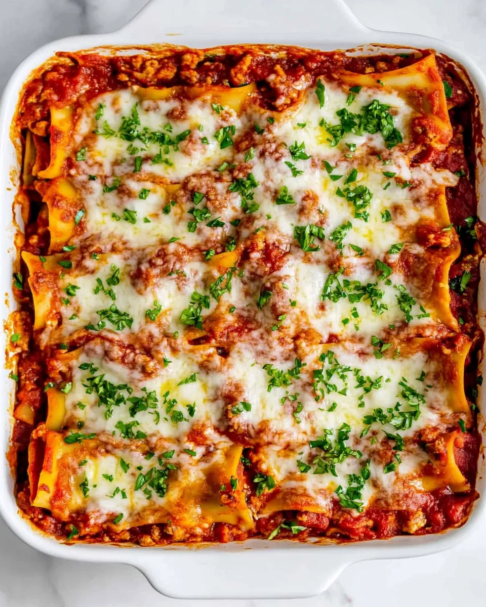 Delicious Easy Lasagna Recipe shot