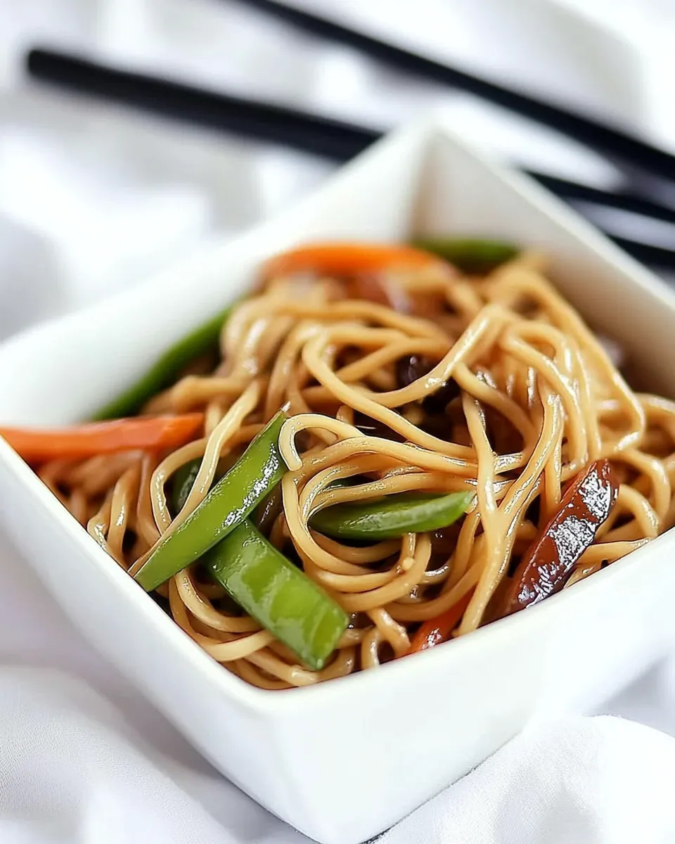 Delicious Easy Lo Mein Recipe shot