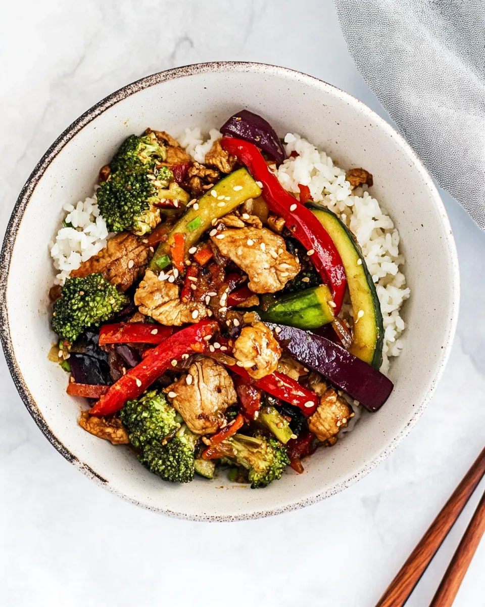 Quick Easy Low-Carb Keto Stir-Fry shot