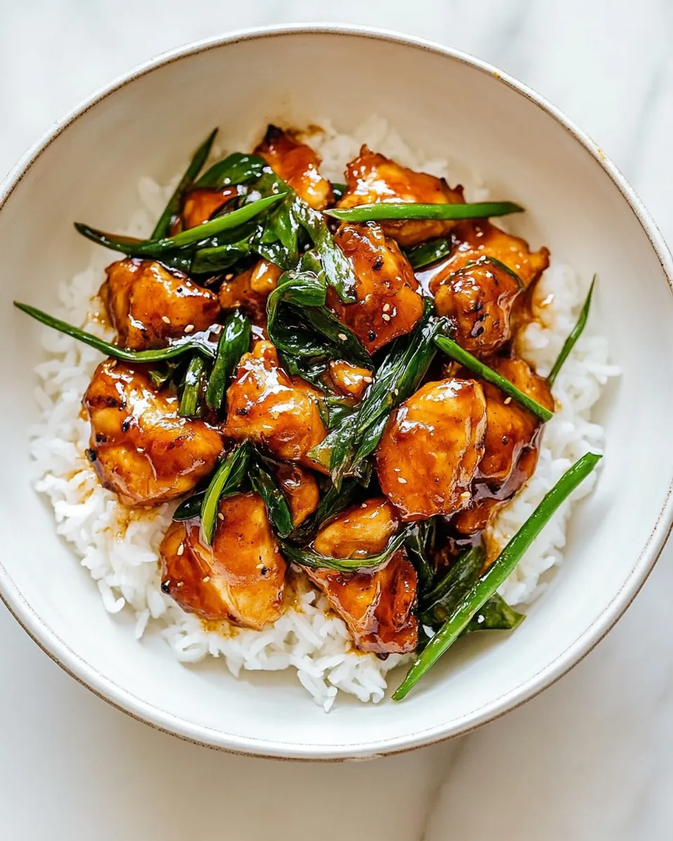 Classic Easy Mongolian Chicken image