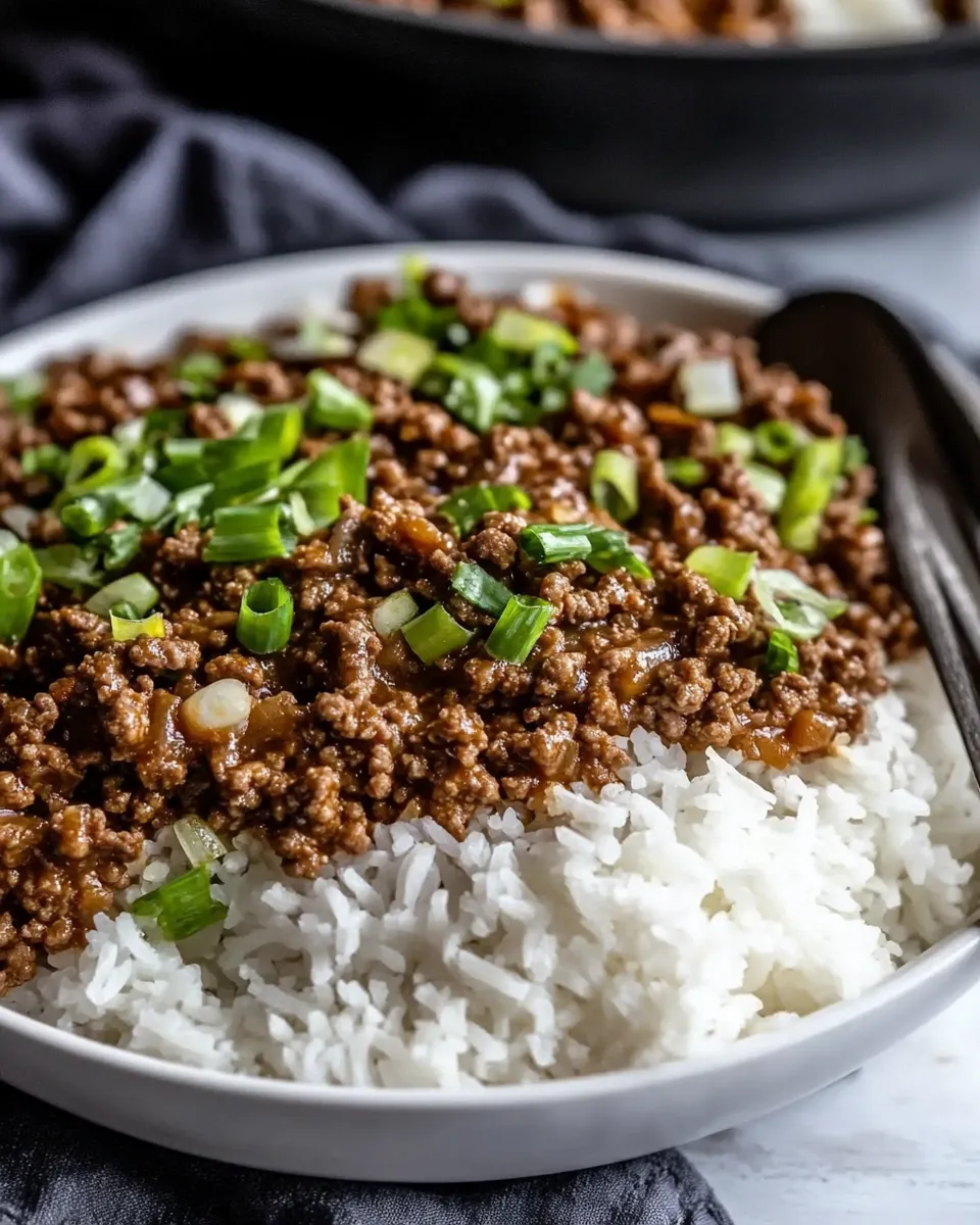 Classic Easy Mongolian Ground Beef Recipe image