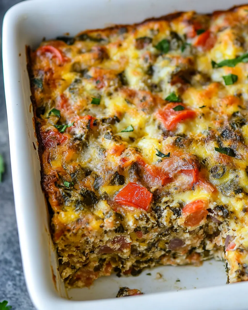 Classic Easy Overnight Italian Breakfast Casserole image