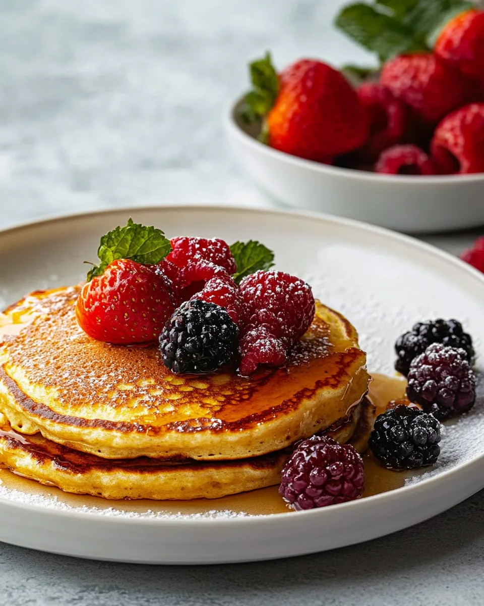 Quick Easy Pancakes For One shot