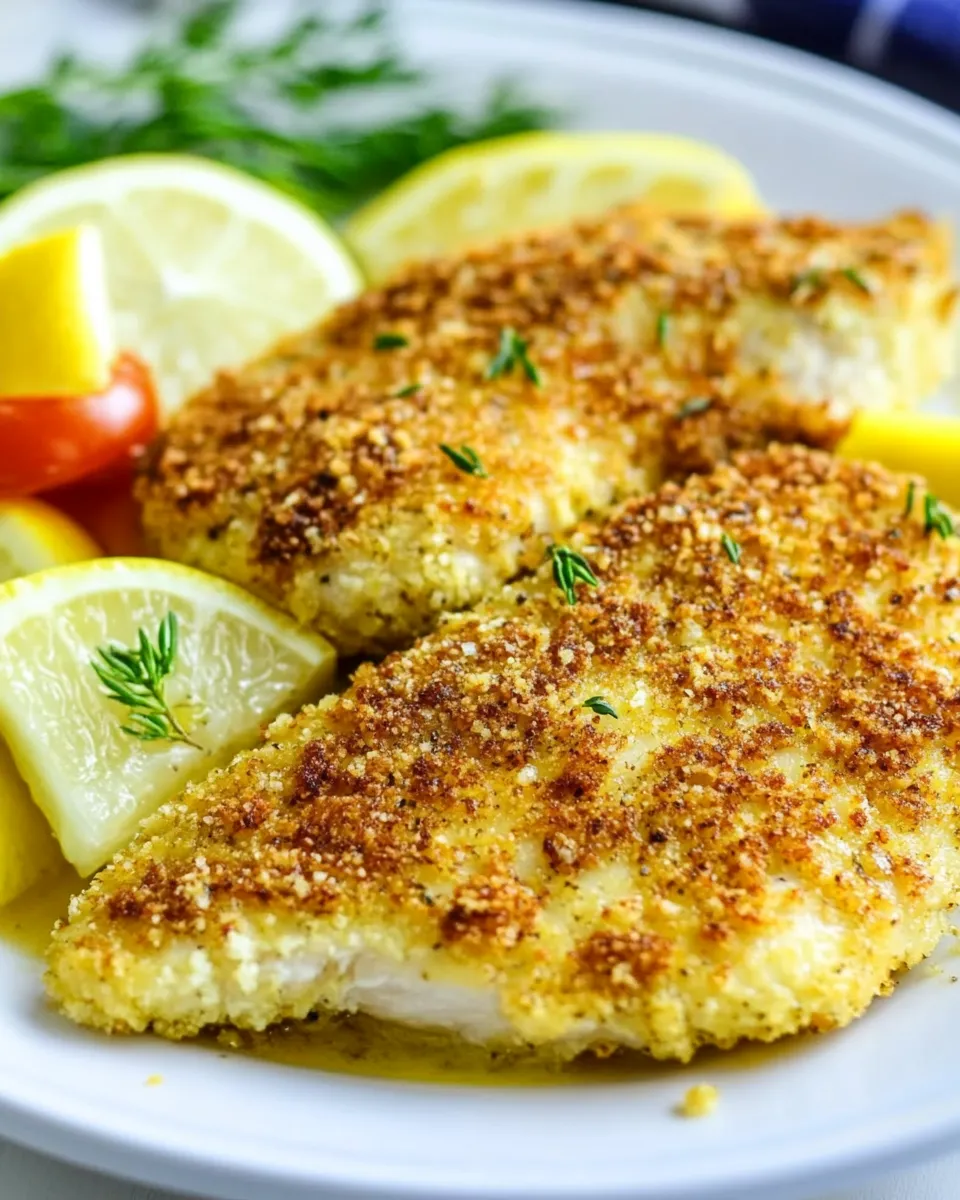 Quick Easy Parmesan Crusted Chicken shot