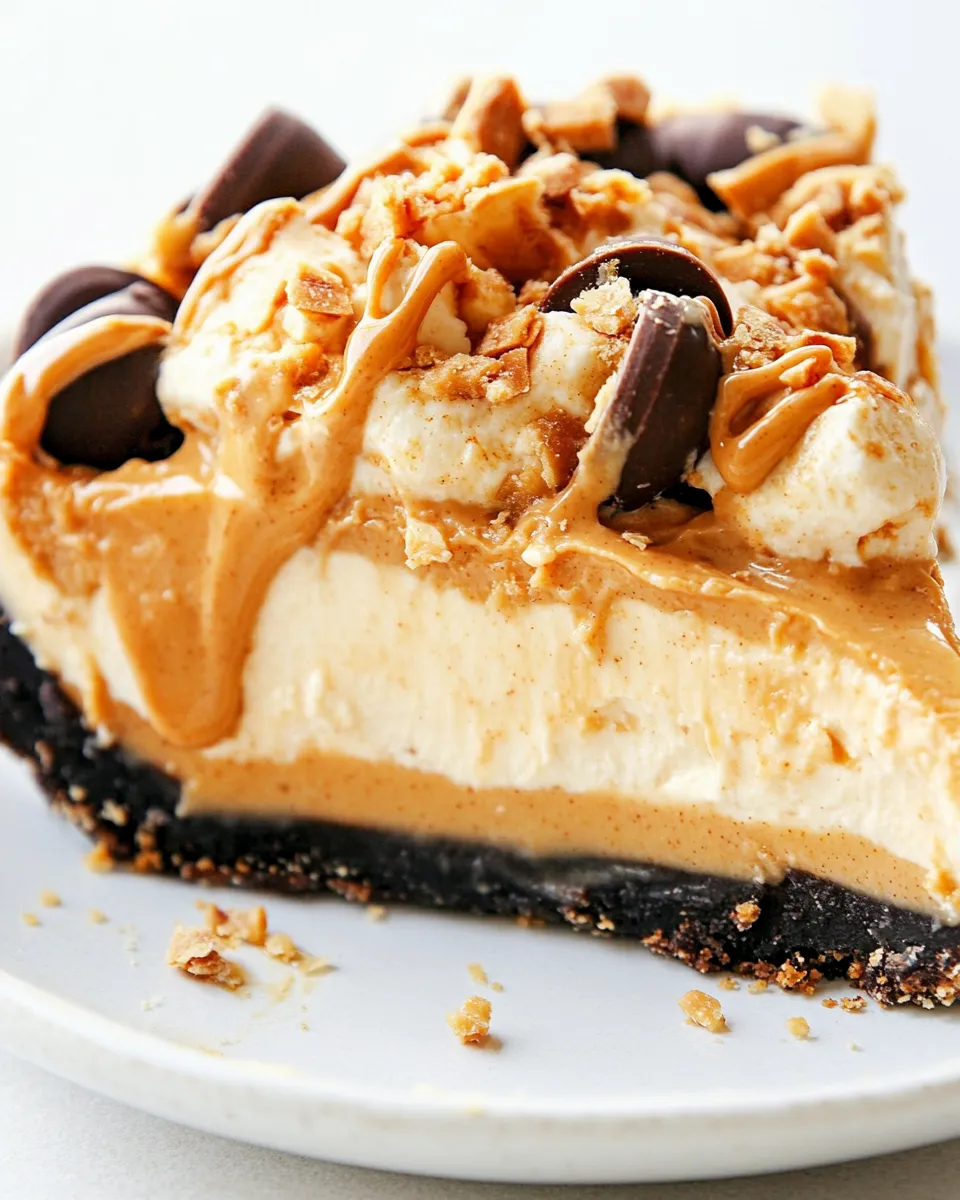 Classic Easy Peanut Butter Pie Recipe image