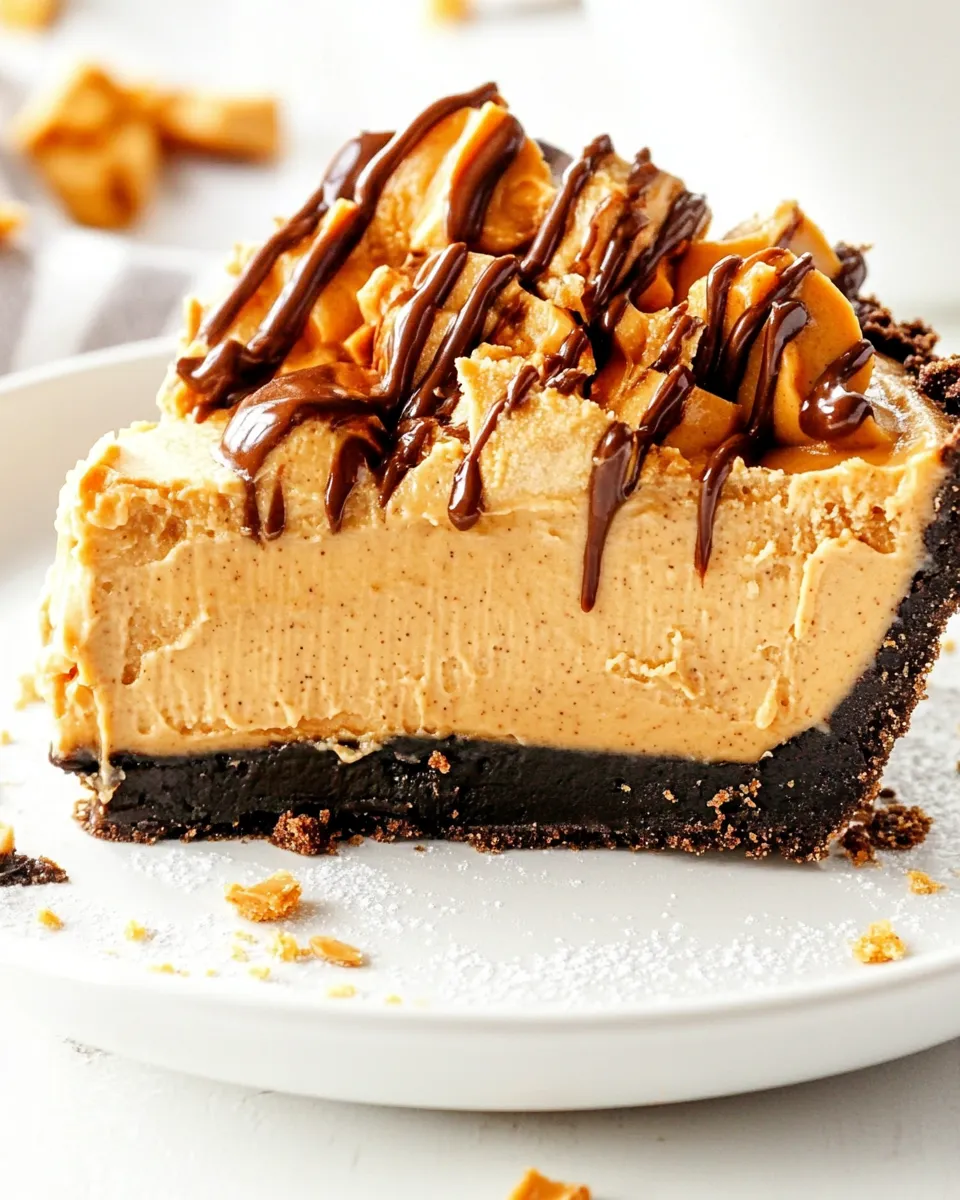 Delicious Easy Peanut Butter Pie Recipe shot