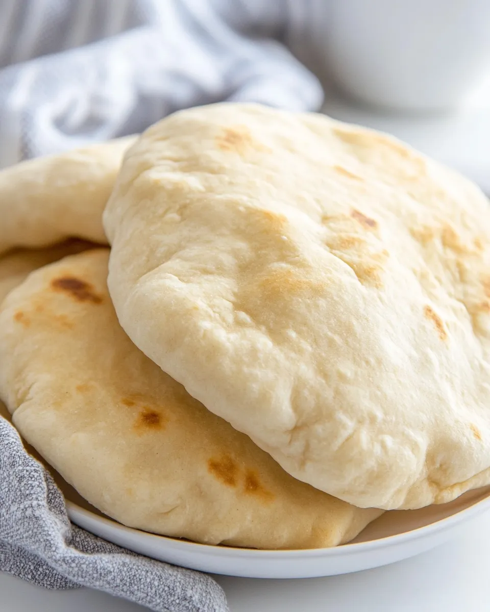 Quick Easy Pita Bread shot