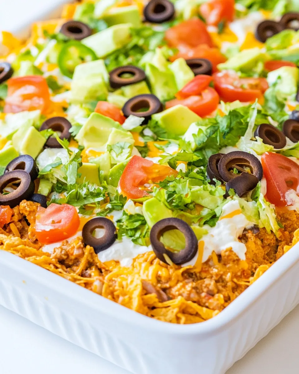 Delicious Easy Taco Dip recipe photo