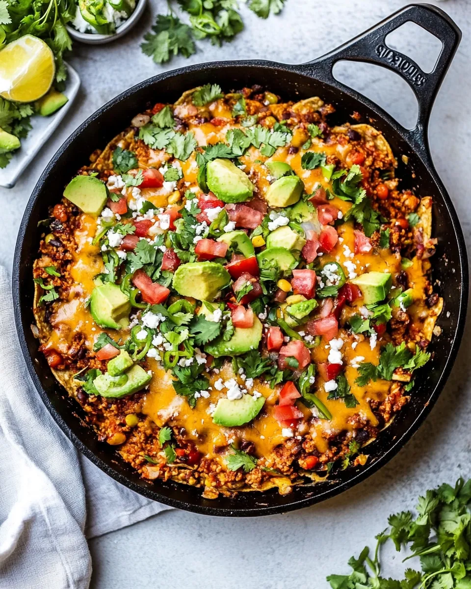 Quick Easy Taco Skillet shot
