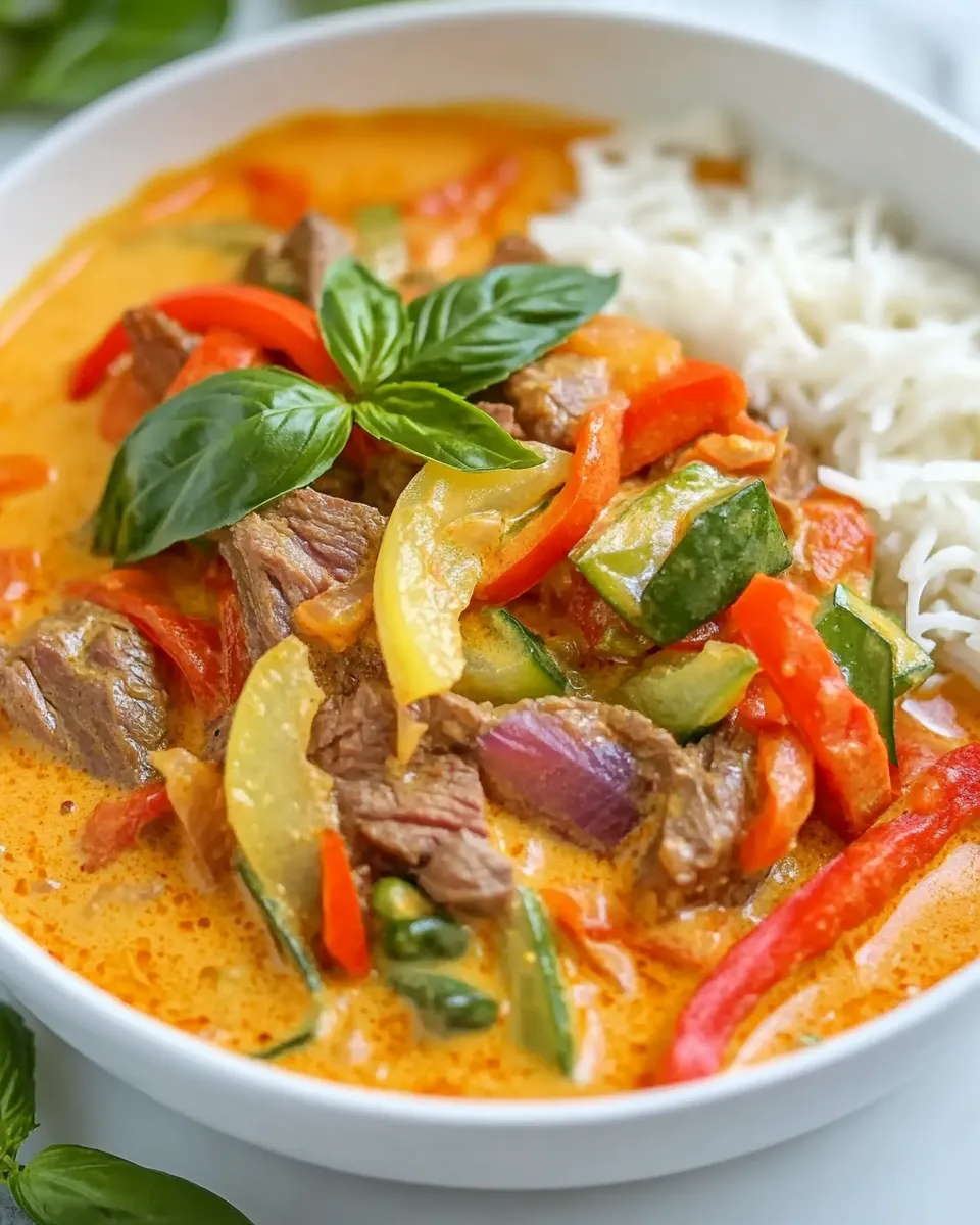 Homemade Easy Thai-Inspired Steak Curry photo