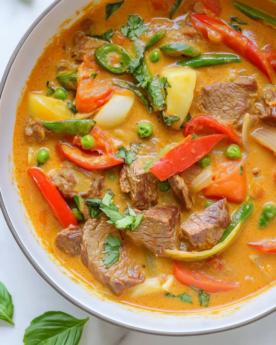 Delicious Easy Thai-Inspired Steak Curry recipe photo