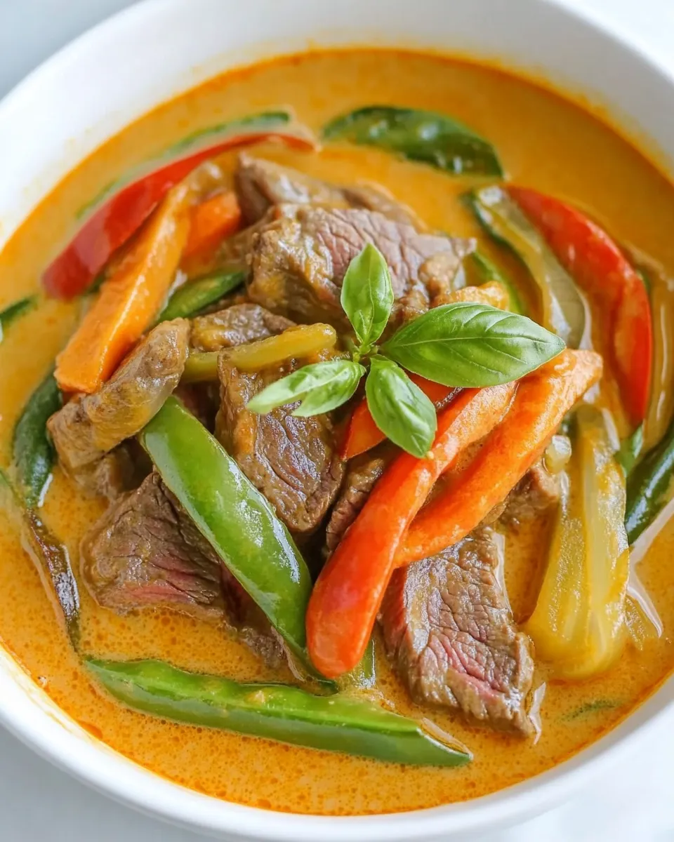 Quick Easy Thai-Inspired Steak Curry shot