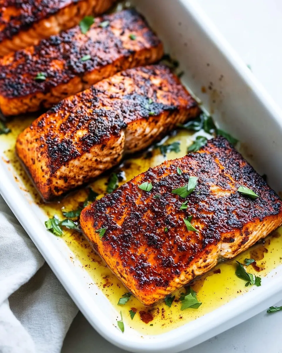 Classic Easy and Amazing Blackened Salmon dish photo