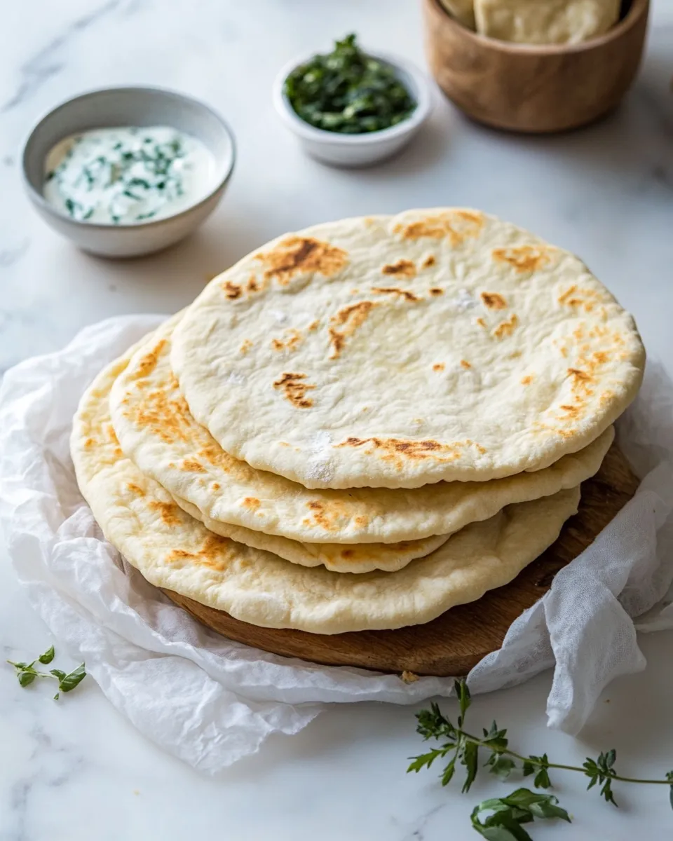 Delicious Easy no yeast Air Fryer flatbread pita recipe photo