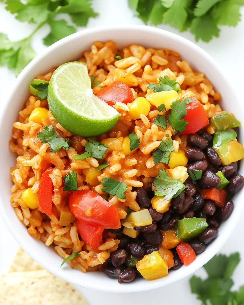 Homemade Fiesta Rice and Black Beans photo