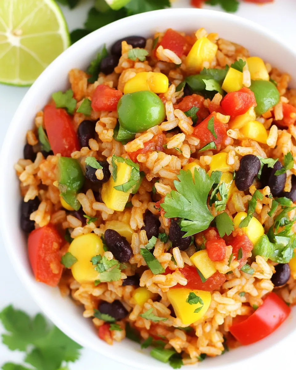 Classic Fiesta Rice and Black Beans image