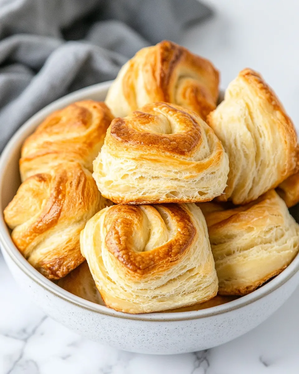 Homemade Flaky Dinner Rolls photo