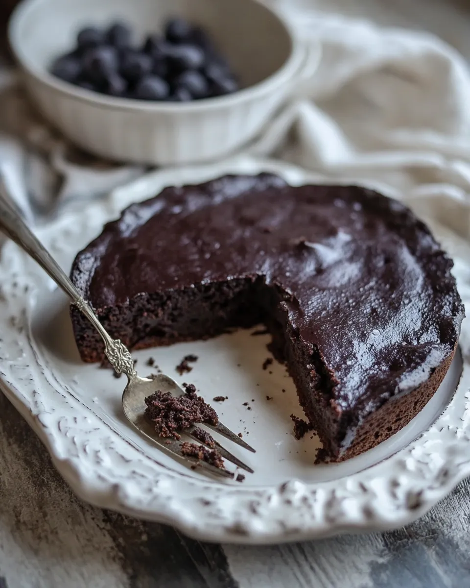 Classic Flourless Chocolate Cake (Paleo) image