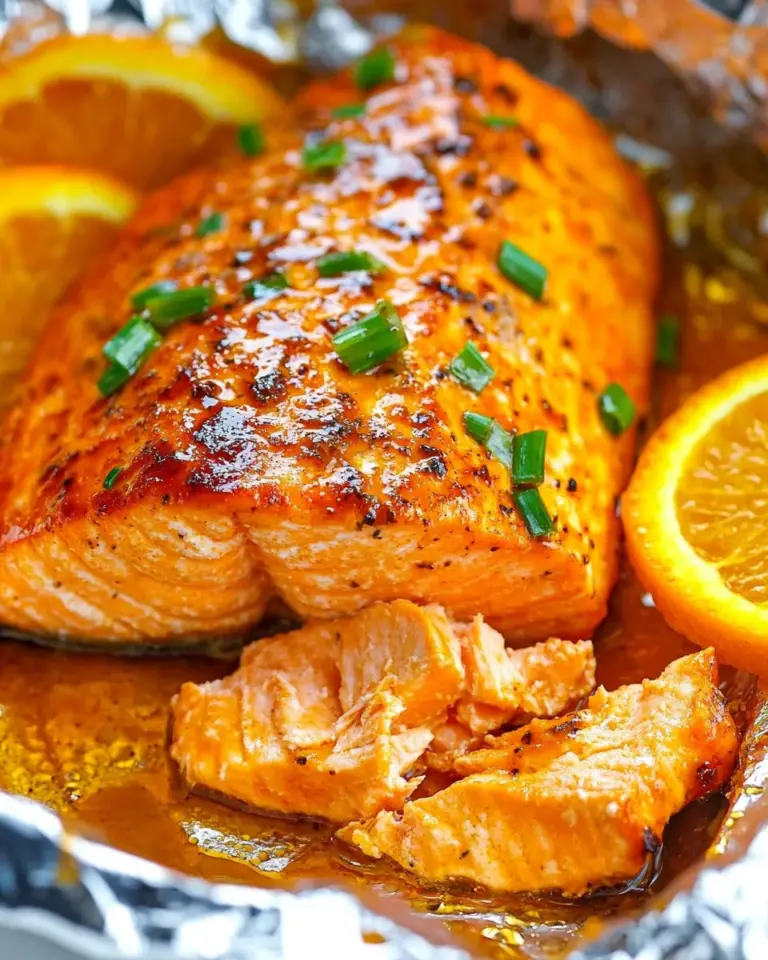 Easy Foil Pack Orange Molasses Salmon photo