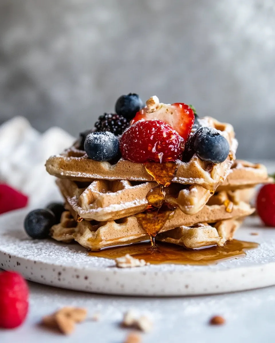 Quick Freezer Friendly Whole Grain Waffles. picture