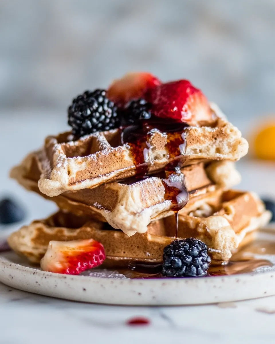 Best Freezer Friendly Whole Grain Waffles. photo