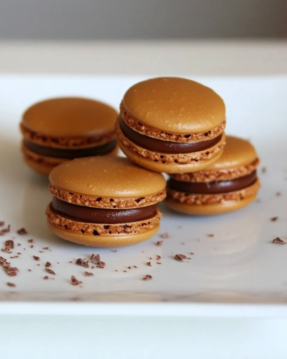 Delicious French Chocolate Macaron Recipe dish photo