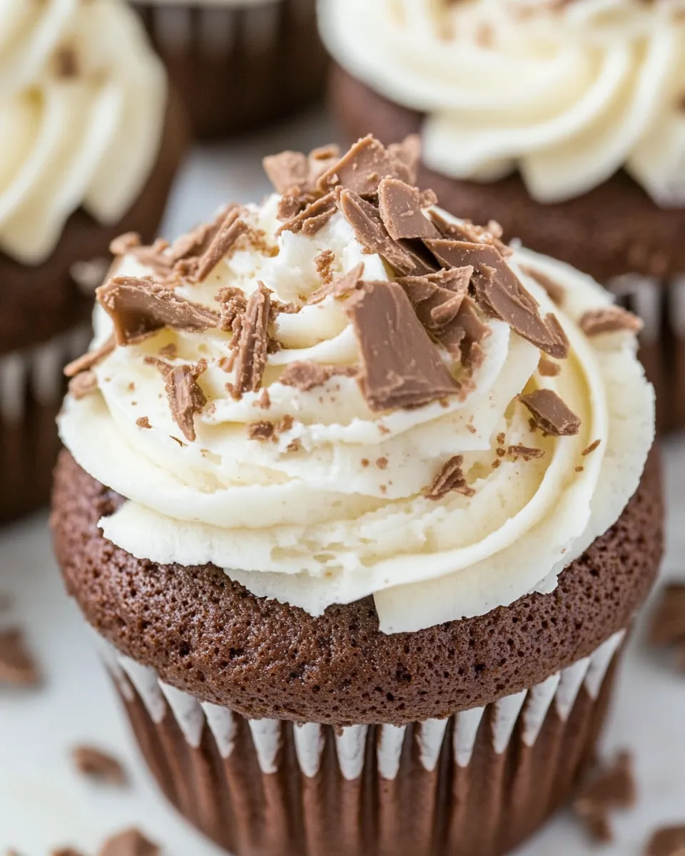 Classic French Silk Cupcakes image