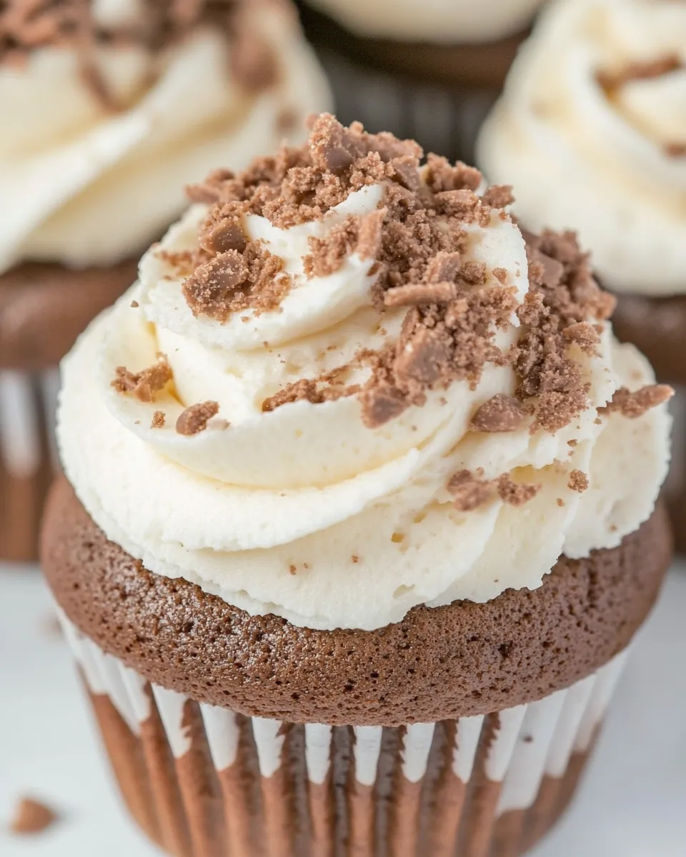 Easy French Silk Cupcakes recipe photo