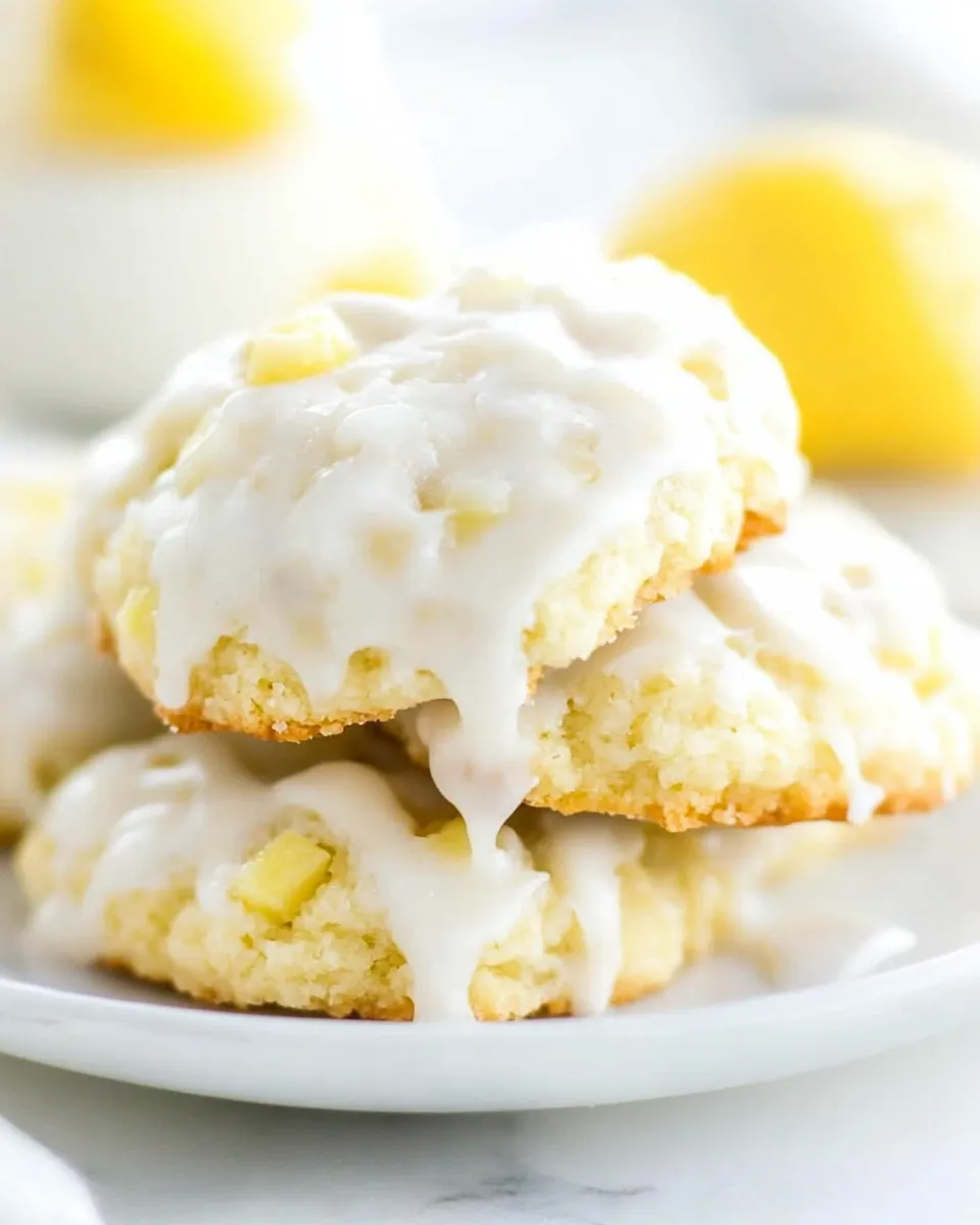 Best Frosted Pineapple Drop Cookies Recipe dish photo