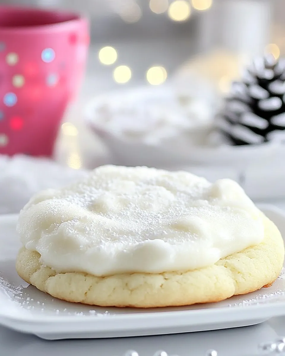 Easy Frosted Soft Sugar Cookie Recipe shot