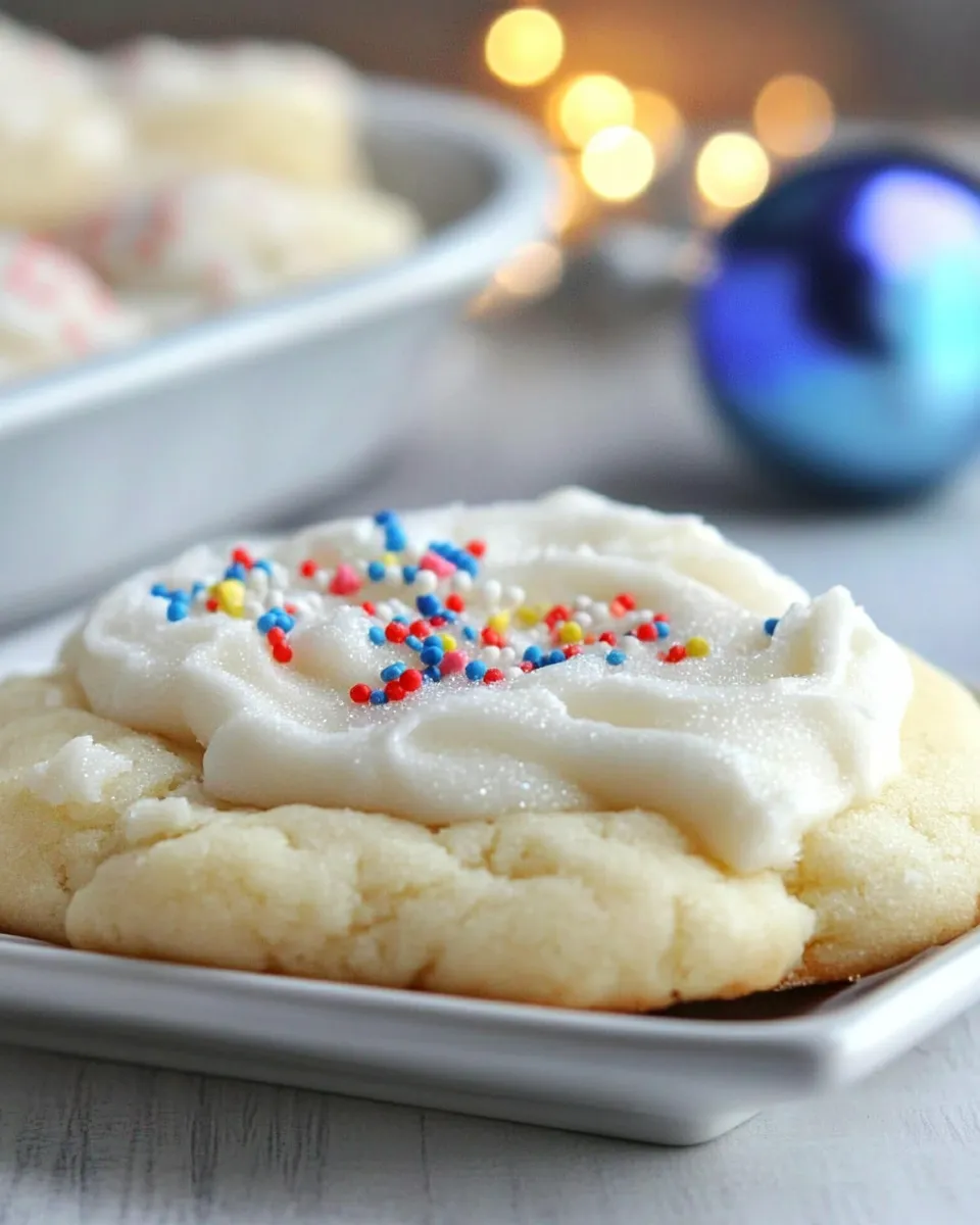 Delicious Frosted Soft Sugar Cookie Recipe dish photo