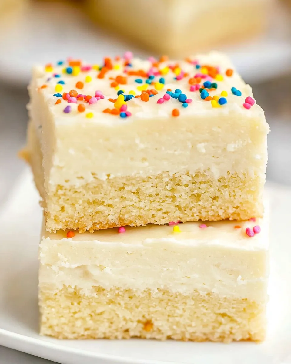 Homemade Frosted Sugar Cookie Bars photo