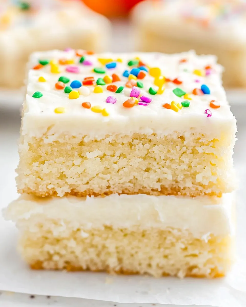 Easy Frosted Sugar Cookie Bars recipe photo