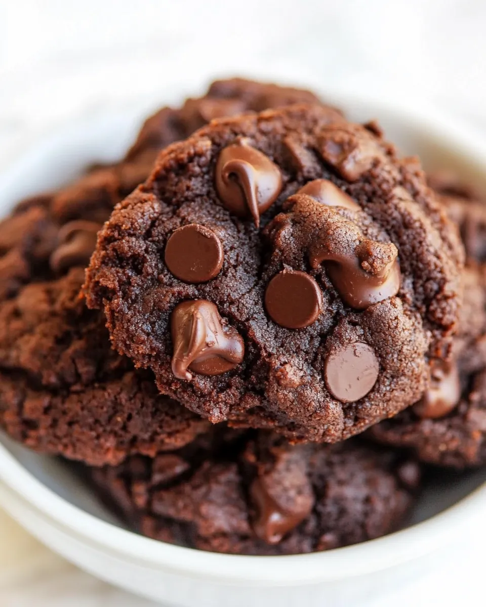 Homemade Fudgy Chocolate Sweet Potato Cookies photo