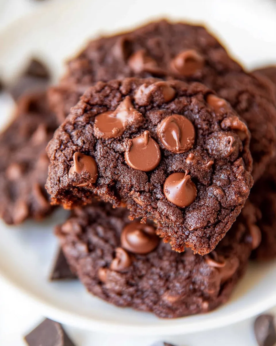 Delicious Fudgy Chocolate Sweet Potato Cookies image
