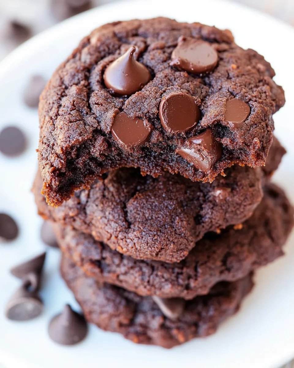 Best Fudgy Chocolate Sweet Potato Cookies dish photo