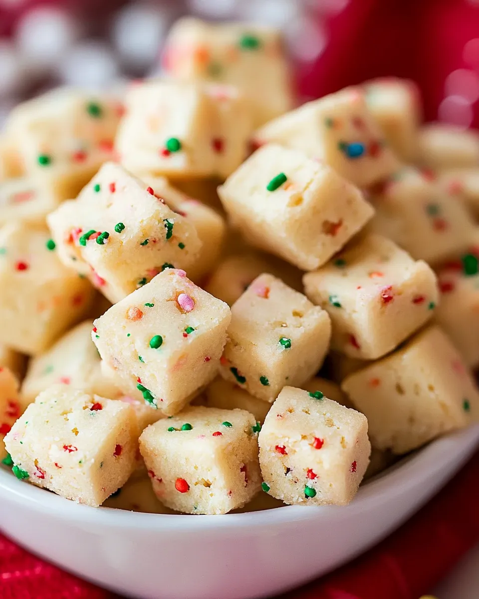 Delicious Funfetti Shortbread Bites image